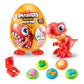 ZURU SMASHERS Junior Dino Dig Large Egg (T-Rex) - 18+ Surprises, Plastic Preschool Toy for Kids 18 Months - 3 Years