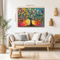 Stained Glass Tree Of Life Puzzles For Adults 1000 Pieces, Impossible Challenging Hard Jigsaw Puzzles, Colorful Mosaic Tree Of L