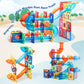 Magblock Magnetic Tiles 176Pcs Marble Run Race Track Toy Set Stem Educational Building Blocks Child Brain Development Kit Magnet Construction Toys For Boys Girls Kids Age 8 9 10+ Years Old