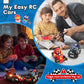 Lehoo Castle 2 Pack Remote Control Car for Toddlers 1-3, Police Car & Race Car, Toddler Toys for 2-4 with Realistic Sound Effect