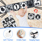 Kuango Newborn Toys Black And White Baby Toys 0-3 Months High Contrast Baby Toys For Newborn - High Contrast Baby Soft Book Infant Tummy Time Toys Crinkle Sensory Toys For Brain Development