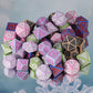 CiaraQ DND Polyhedral Dice Set (42pcs) with A Gold Pattern Drawstring Bag for Dungeons and Dragons RPG MTG Table Games. 6 Sets F