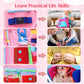 Busy Board, Montessori Toys For 1 2 3 4 Year Old Girl Birthday Gifts, Educational Sensory Toy For Learning Activities Fine Motor