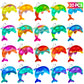 Pop Fidget Toys Bulk Its Birthday Party Favors For Kids 20Pcs Cute Dolphin Mini Pop Keychain It Fidget Toy Packs Fidgets For Classroom Prizes For Kids Christmas Stocking Stuffers For Kids Sensory Toys