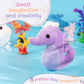 Forest & Twelfth Stuffed Sea Horse, Single Mini Stuffed Animal Plush Toy For Kids, Ocean Party Favors And Goody Bags, Classroom
