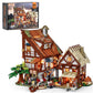 Funwhole Medieval-Market Lighting Building-Bricks Set - Medieval Town Led Light Construction Building Model Set 2614 Pcs For Adults And Teen