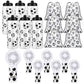 Gaiaring 6 Sets/ 18 Pcs Soccer Party Favor Soccer Water Bottles Bulk Includes 21oz Water Bottles, Drawstring Snack Bags & Mini F