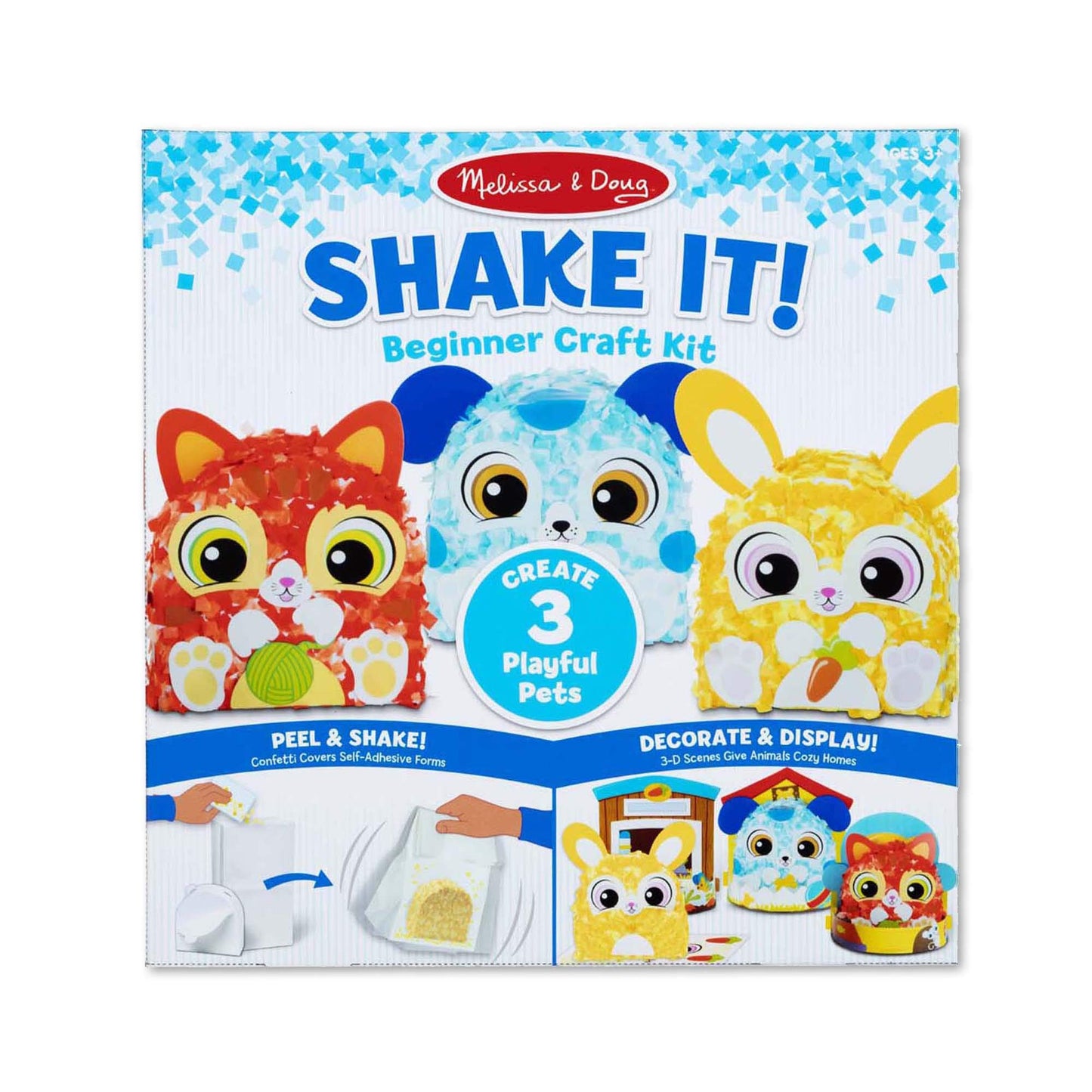 Melissa & Doug Shake It! Deluxe Pets Beginner Craft Kit
