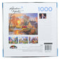 RoseArt 1000 Piece Jigsaw Puzzle - Abraham Hunter Autumn Mist - Multi-colored Paper Puzzle for Adults, Model 6400ZZP