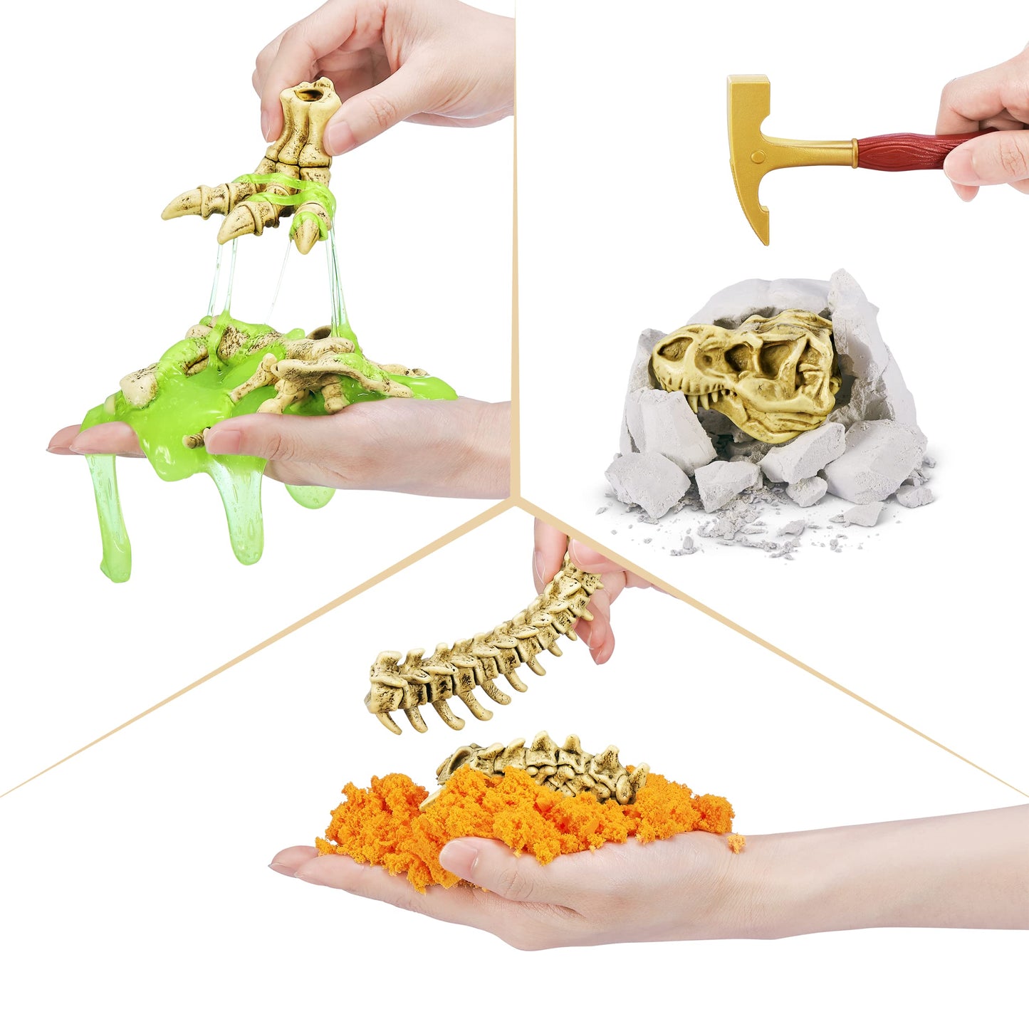 Robo Alive Mega Dino Fossil Find (T-Rex) By Zuru Dig And Discover, Stem, Excavate Prehistoric Fossils, Dinosaur Toys, Educational Toys, Great Science Kit Gift For Girls And Boys