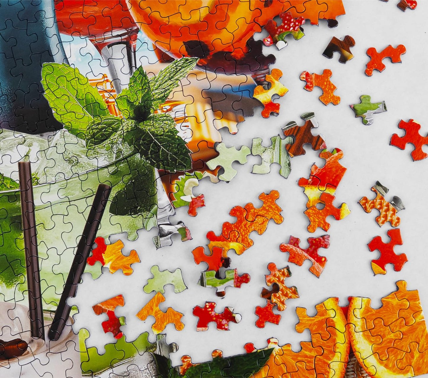 Springbok Summer Sips 1000 Piece Jigsaw Puzzle for mature-themeds - Have Fun with This Tropical Image That's Sure to Tempt Your tastebuds