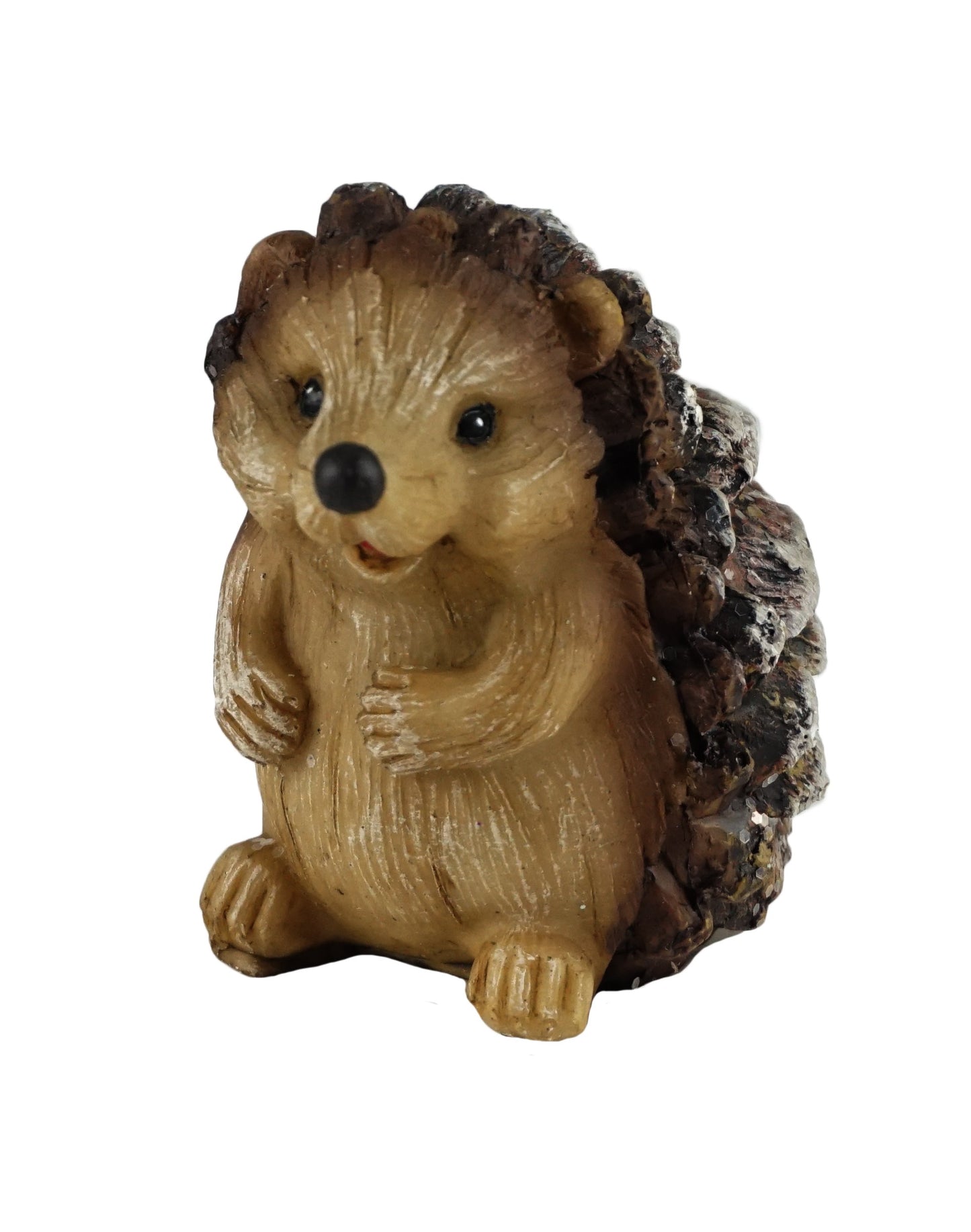 Gerson Woodland Pinecone Hedgehog Figurines - Set Of 4