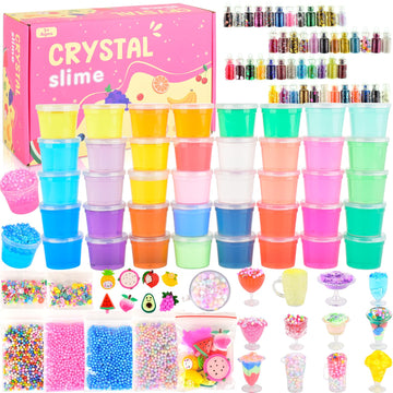 Tuupowana Fruit Slime Kit For Girls, Slime Gift For Ages 6+ Kids Fun Slime Making Kit Awesome Craft Toy Birthday Present Ideas,