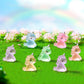 CCINEE 48pcs Luminous Mini Unicorn Miniauter Figures Glow in The Dark Resin Unicorn Figures Micro Fairy Ornaments Tiny Unicorns