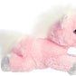 Aurora® 10" Dreamy Pink Unicorn™ Stuffed Animal - Polyester, Captivating Gaze, Model 21247