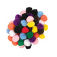 Creativity Street Bright Hues Pom Pons, 1-Inch, 50-Pack (AC8113-01)