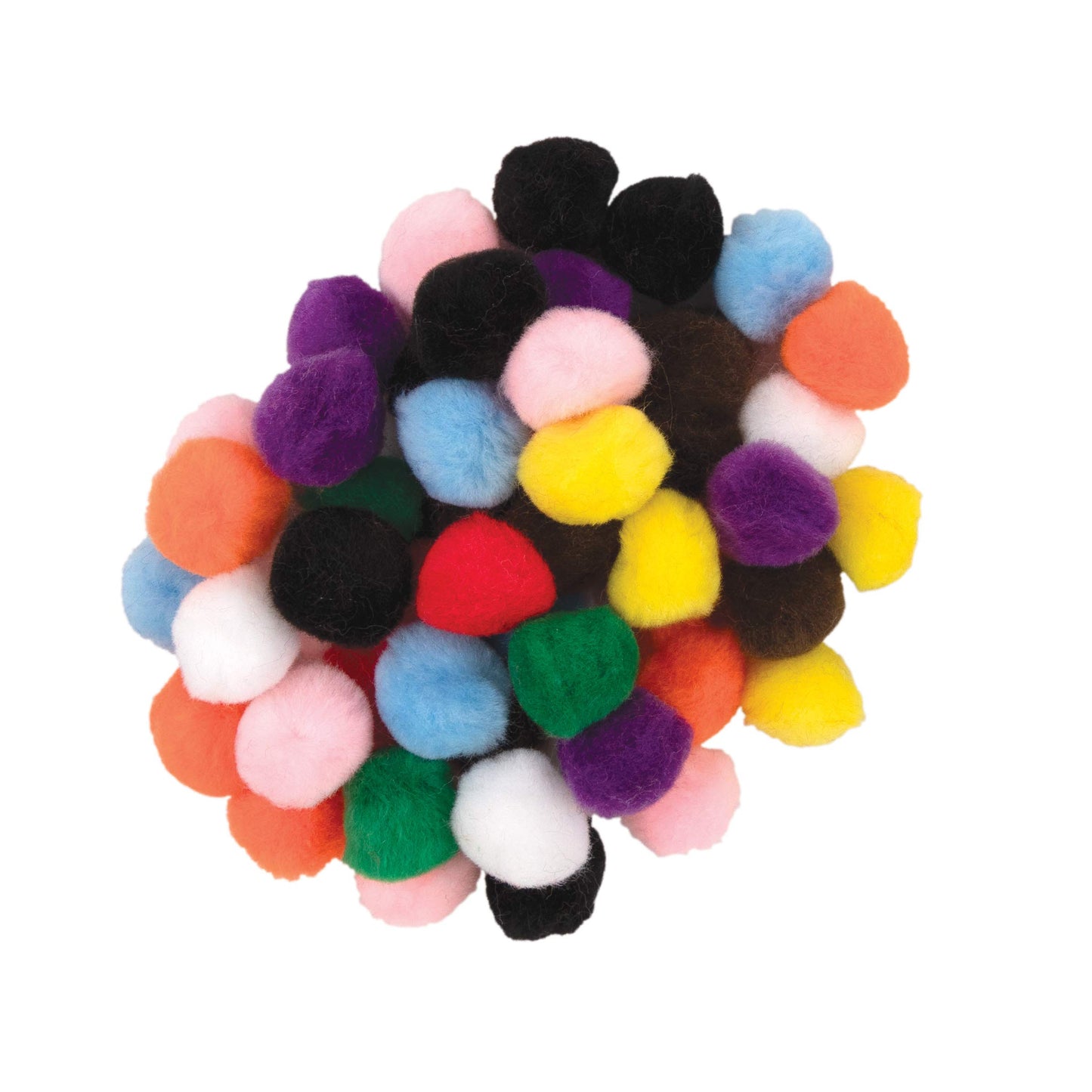 Creativity Street Bright Hues Pom Pons, 1-Inch, 50-Pack (AC8113-01)