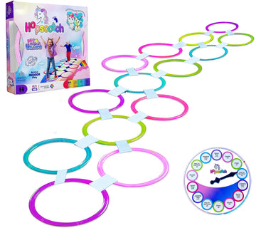 FunBlast Hopscotch Games  Indoor and Outdoor Active Play Rings Game for Kids  14 Rings and 18 Connectors Jumping Games, Educat
