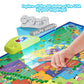 BEST LEARNING i-Poster My USA Map - Interactive Educational Toy for Kids 5-12 Years, Multicolor, Model 4227