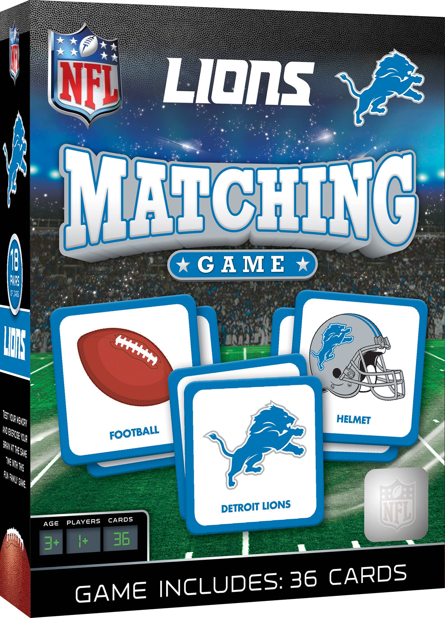 Detroit Lions Matching Game