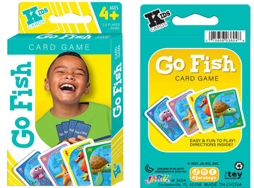 Ja-Ru Go Fish Card Game (1 Pack) Size 4.7'X 3' Colorful Family Card Games For Kids And Adults. Indoor Recess Toys. Classic Board Games. Stocking Stuffers. Gofish-3604-1S