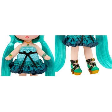 Na! Na! Na! Surprise 7.5 Emery Moss Fashion Doll - Emerald Birthstone, Teal Hair, Satin Dress, Poseable Toy for Ages 5+