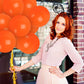 Treasures Gifted Burnt Orange Balloons - Orange Matte Balloons - Orange Latex Balloons 12 Inch - Premium Orange Rust Balloons -
