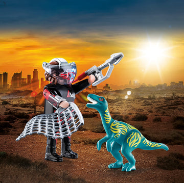 Playmobil - Dinos Duopack Velociraptor With Dino Catcher