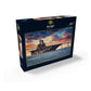 MyPuzzle A U.S. Navy Ship Leaves San Diego Bay and Heads Into The Pacific Ocean - enhanced 100 Piece Jigsaw Puzzle for mature-themeds