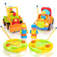 PREXTEX 2pk Remote Control Cars for 3-5 Year Old Boys - Truck & Tractor Toddler Toys