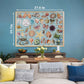 Sea Shells Puzzles For Adults 1000 Pieces, Beach Puzzle Featuring 41 Colorful Seashells, Ocean Scenes Jigsaw Puzzles Includes Se