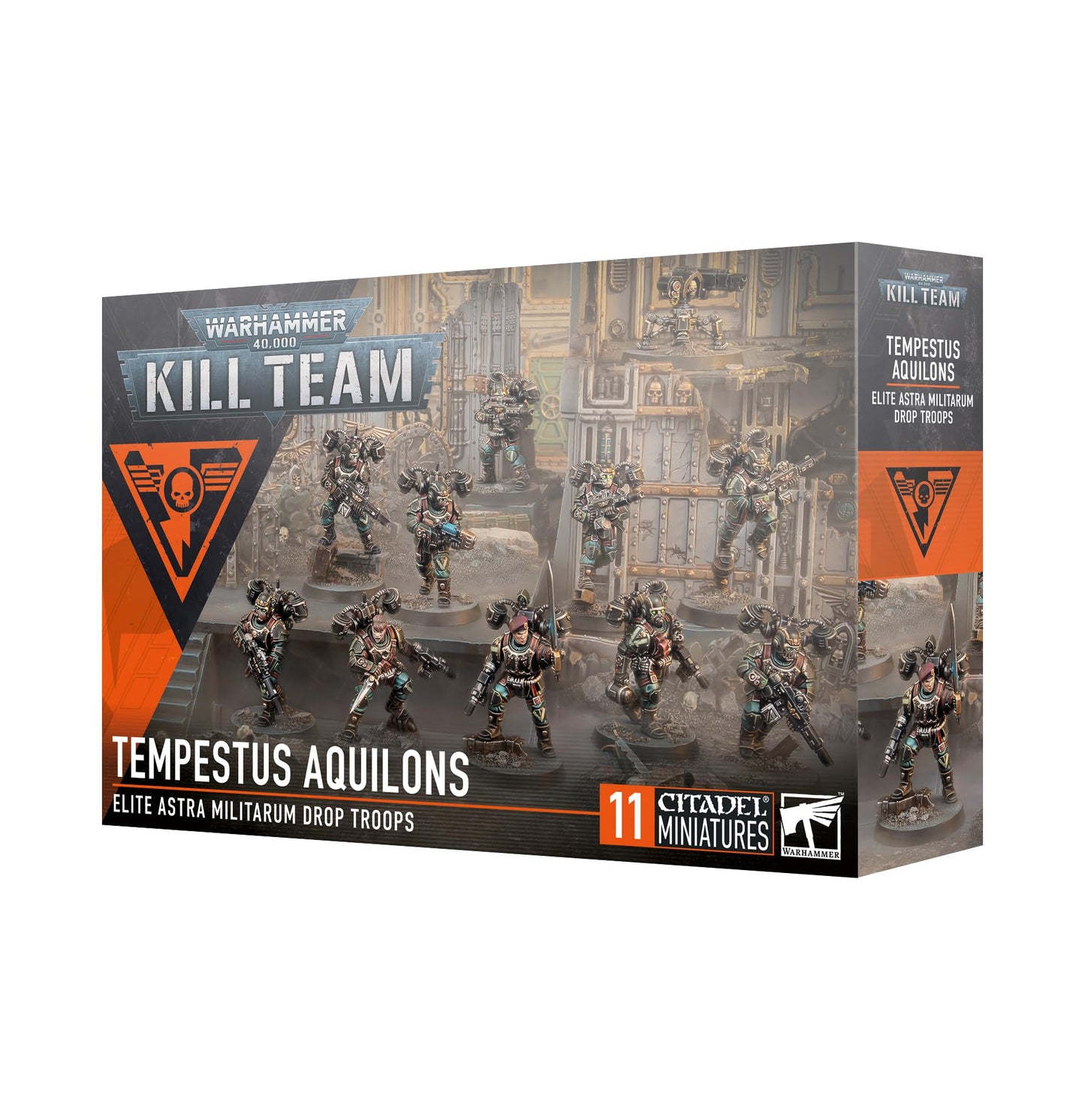Games Workshop Warhammer 40,000 Kill Team: Tempestus Aquilons 2024 Edition, One Size, Blue and White, Model 103-52, Plastic