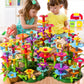 Temi 138 Pcs Flower Garden Building Toys For Girls Toys, Educational Stem Toy And Preschool Garden Play Set For Toddlers 3 4 5 6 7 8 Year Old Kids Boys Girls, Flower Stacking Toys For Kids Age 3-6
