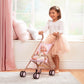 Lullababy - Doll Stroller - Foldable Frame - Star-Print Design - Baby Doll Accessories - Toys For Kids Ages 2 & Up - Baby Doll S