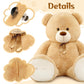 Tezituor Teddy Bear, 6Ft Giant Stuffed Animal, Human Size, Beige, For Valentine'S Day, Baby Shower, Birthday, Anniversary