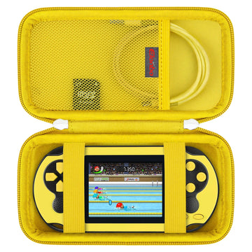 Elonbo Carrying Case Compatible with TaddToy 16 Bit Handheld Game Console for Kids Adults, Classic Retro Video Games Travel Stor