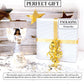 Pavilion Gift Company - Happy 60Th Birthday - 6' Ebony African American Angel Figurine Religious Best Friend Bestie Bff God Jesus Lover Christian Christ Gift Present