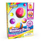 Creative Kids Magic Bouncy Balls - Diy Stem Toys - Science Kit For Kids - 25 Multicolor Bags & 5 Molds Makes Up To 43 Balls