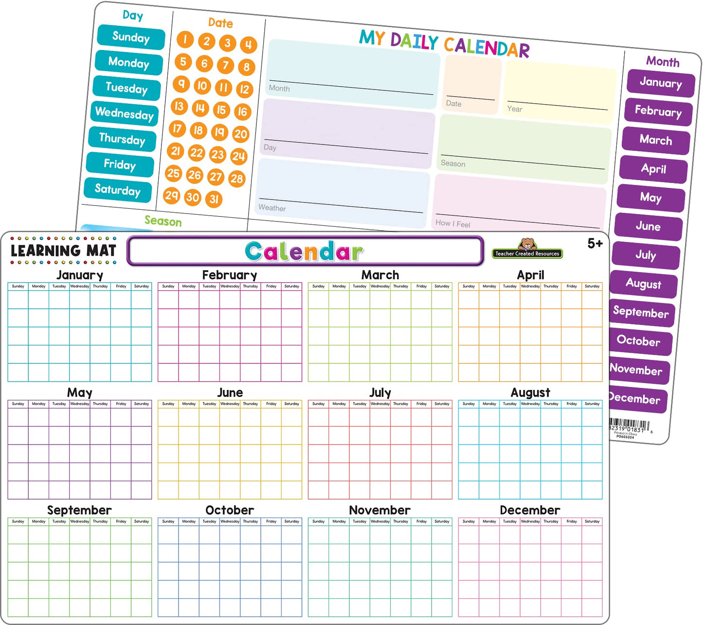 Calendar Learning Mat