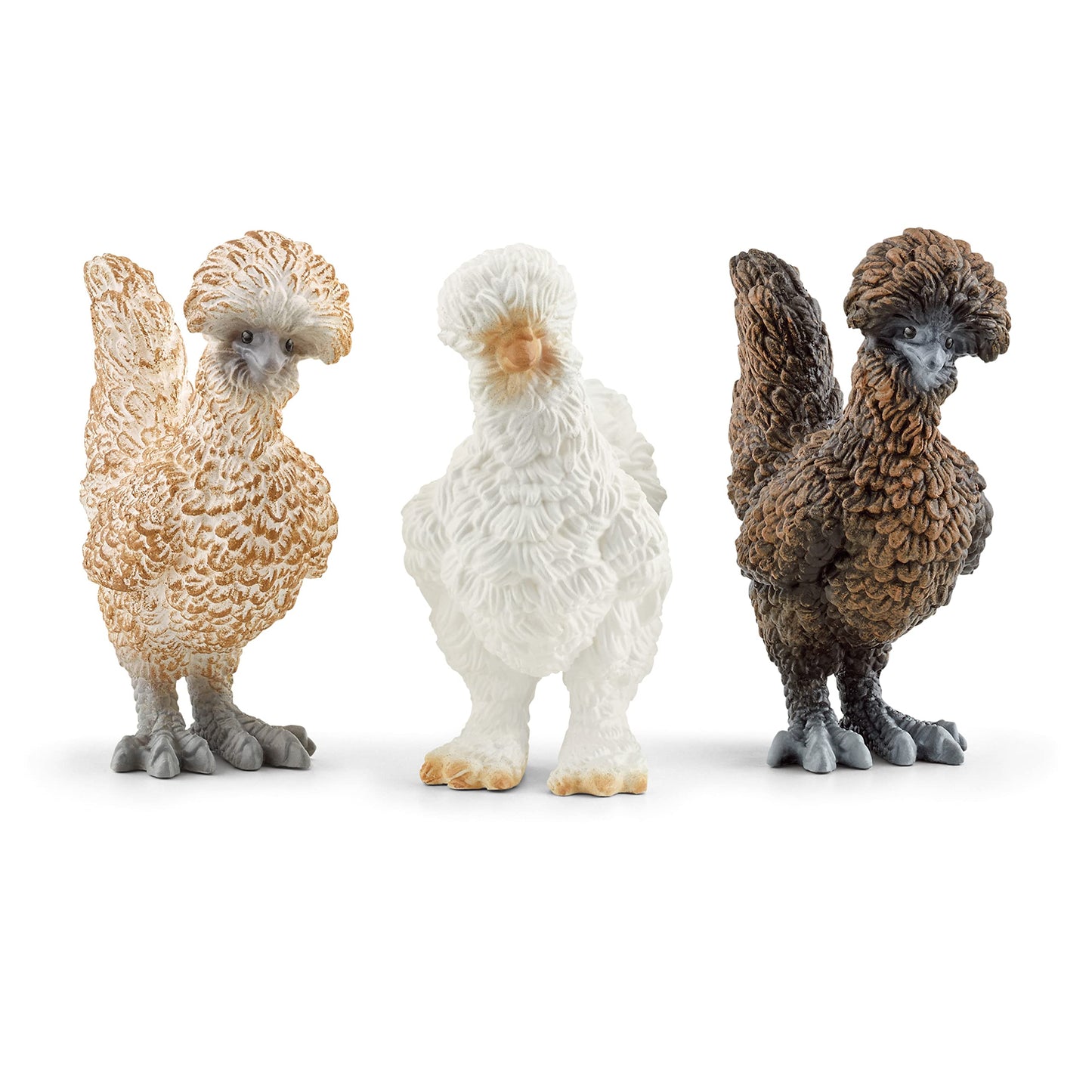 Schleich Farm World Realistic Chickens Playset - 3-Piece Farm And Barn Toy Playset With Realistic Chicken Figurines For Play Time And Imagination, For Boys And Girls, Gift For Kids Toddlers Age 3+