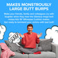 Laughing Smith 16 Inch Whoopee Cushion - Giant Whoopee Fart Toy For Kids - Makes Great Big Mega Woopie Fart Sounds - The Funniest Fart Game, Joke Or Gag Gift Woopy Cushions