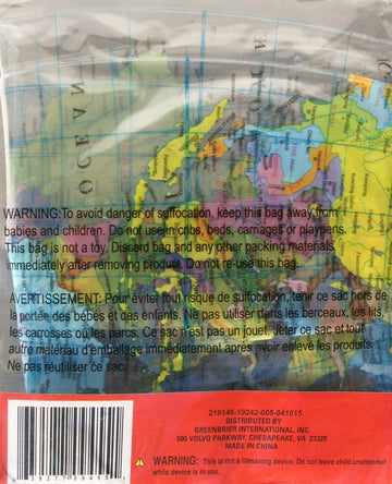 Transparent Inflatable Globe - 11.5 Inches
