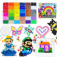 FUNZBO 11000 5mm Fuse Beads Kit - 36 Colors | 66 Patterns, Christmas Arts and Crafts for Kids, Teens and Adults, Toys Crafts for