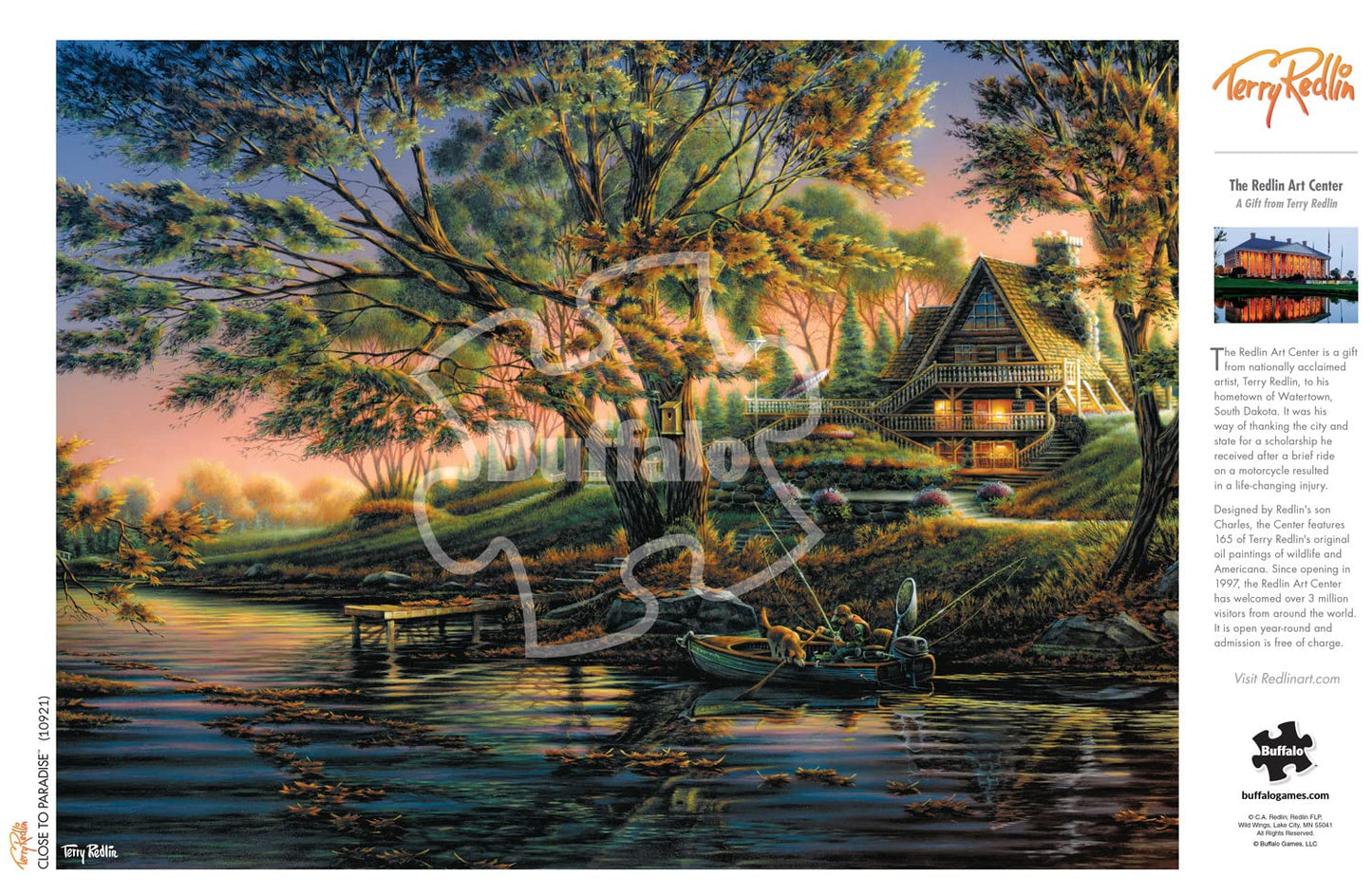 Buffalo Games - Terry Redlin - Close To Paradise - 1000 Piece Jigsaw Puzzle For Adults -Challenging Puzzle Perfect For Game Nights - Finished Size Is 26.75 X 19.75
