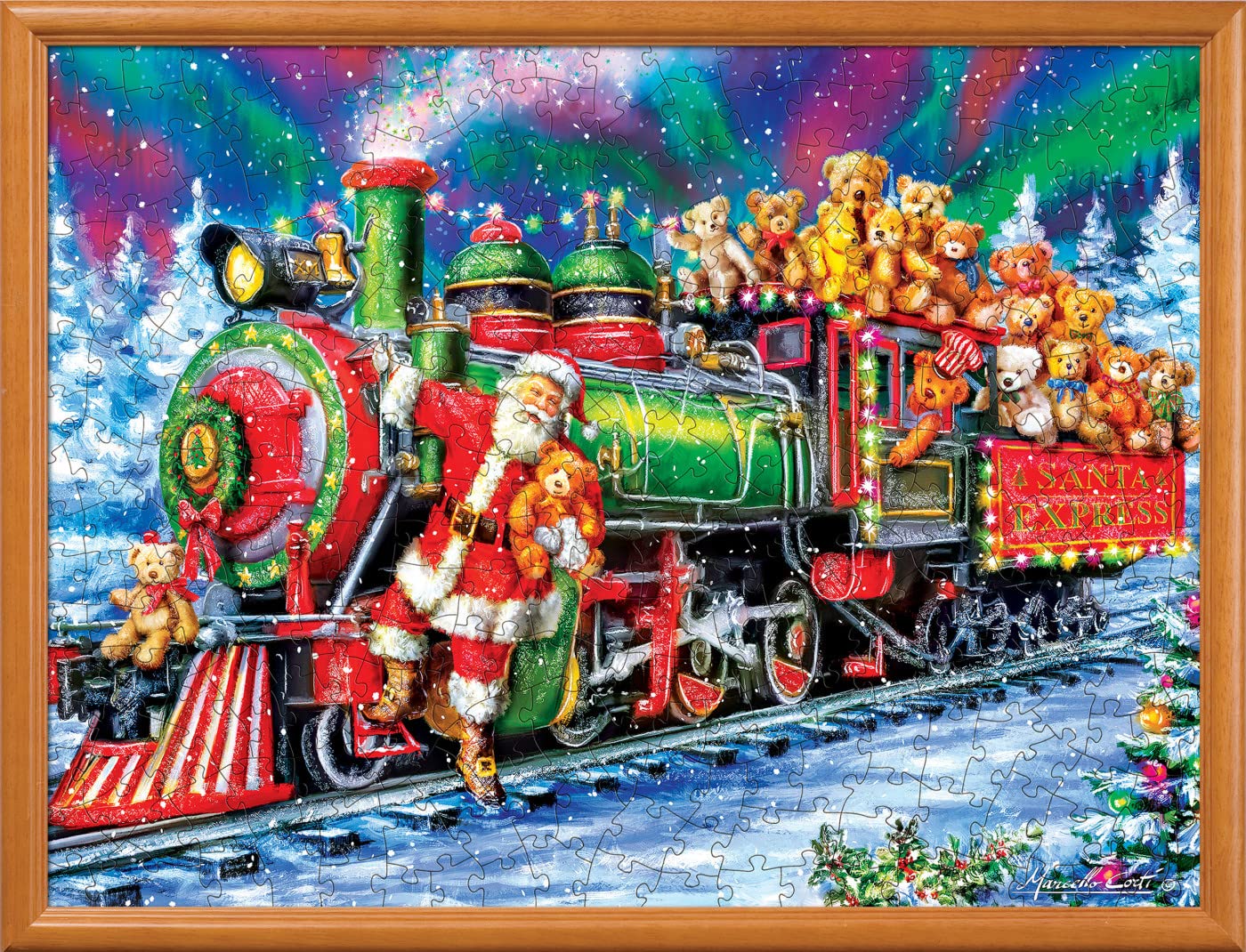 Masterpieces 300 Piece Ez Grip Christmas Jigsaw Puzzle - North Pole Delivery - 18'X24'