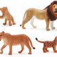 Gemini&Genius Lion Family Toys For Kids, Safari Lion Animal Toy Figures, Wildlife Family Lions Action Figures, Great For Educati