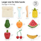 Pairpear Wooden Toys Play Food Sets For Kids Kitchen, Kids Toy Food Cutting Fruit Set For Toddlers 3+ Years Old, Pretend Food Pl