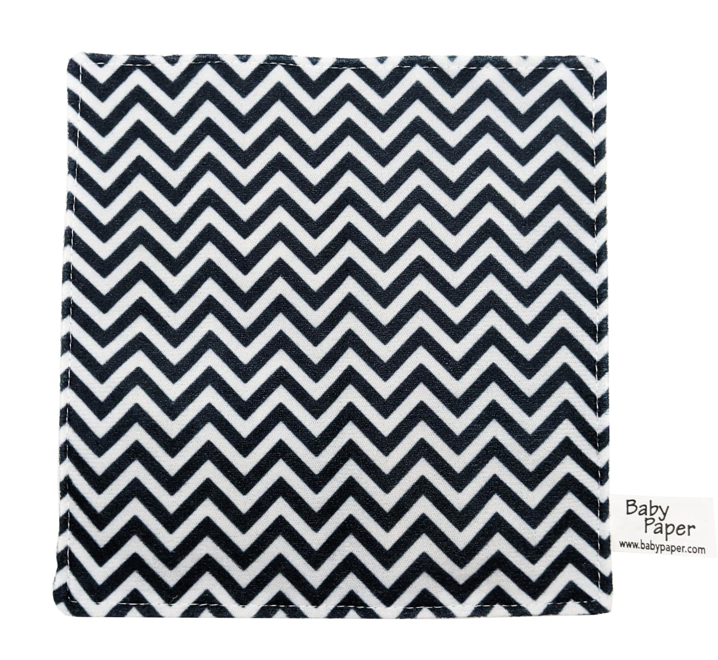 Baby Paper Original Crinkle Sensory Toy | Black And White Zig Zag | Crinkle Paper For Babies | Sensory Baby Toys
