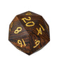 HDdais 50mm Wood D20 Dice D&D Polyhedral Handmade Wood DND Dice for Dungeons and Dragons Role Playing Games