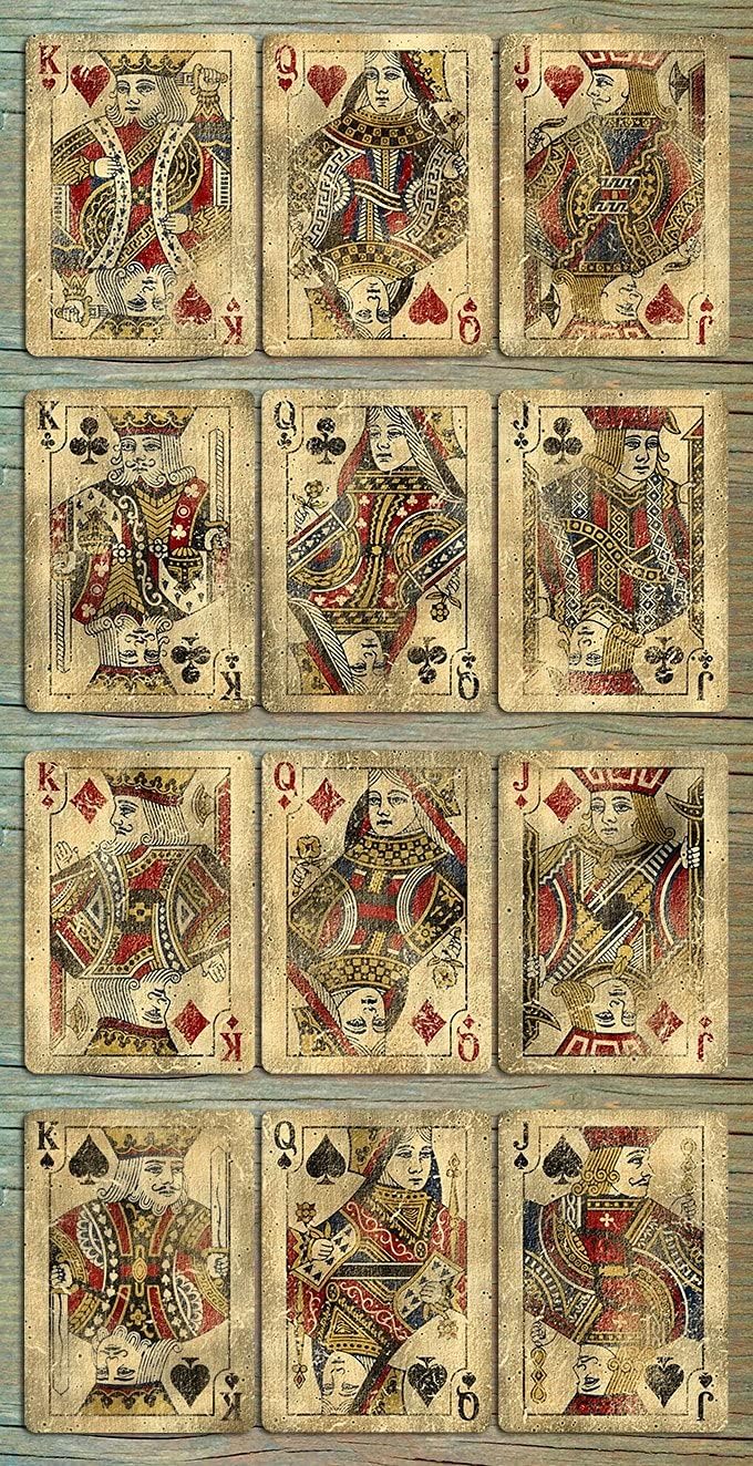 Vintage Playing Cards By Bicycle